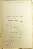 VOSKOVEC; JIŘÍ - JAN WERICH: RUB A LÍC. - 1937. Podpisy a dedikace Jaroslavu Ježkovi. /w/ REZERVACE