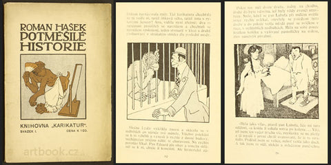 1910. Knihovna 'Karikatur'. Ilustrace JOSEF LADA. 