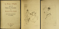 Coubine - LA TAILHEDE; RAYMOND DE: LE POEME D'ORPHEE;  - 1926. Three original etchings by OTHON COUBINE. Otakar Kubín. /q/