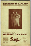 VOSKOVEC a WERICH: OSTROV DYNAMIT. - 1930. Nová jazzová revue.  Osvobozené divadlo. Divadelní program.  /w/