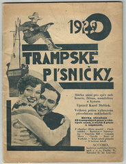 TRAMPSKÉ PÍSNIČKY. - 1929. Fotomontážní obálka.