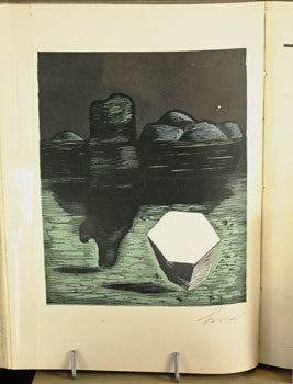 1936. Barevný dřevoryt; 195x114; sign.  JOSEF ŠÍMA