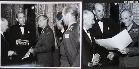 1945. 8 původních fotografií; Národní divadlo. REZERVOVÁNO