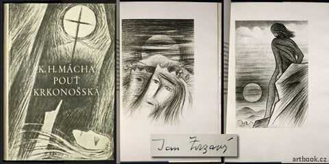 1959. Ilustrace JAN ZRZAVÝ; podpis Jan Zrzavý; ruční papír. /Mácha/