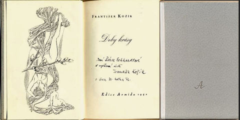 1942. Podpis autora. Kresba VIKTOR POLÁŠEK. Edice Armida.