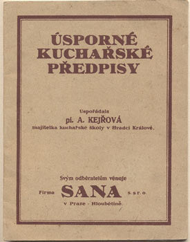 Kuchařské předpisy. /kuchařka/