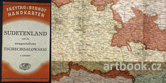 SUDETENLAND und die neugestaltete TSCHECHO-SLOWAKEI. - 1938.  Freytag & Berndt; Sudety; Mnichovská dohoda;