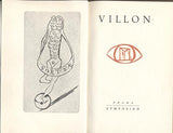 VILLON. - 1946. Prokletí básníci. Ilustrace FRANTIŠEK TICHÝ.
