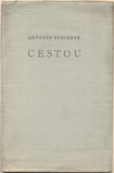 BURIANEK; ANTONÍN: CESTOU.  - 1933. Podpis autora.