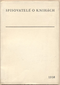 1937. Projevy spisovatelů na výstavě československé knihy a hudebniny v listopadu 1937. 