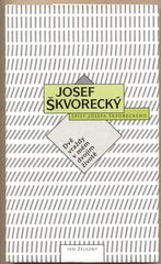 ŠKVORECKÝ; JOSEF: DVĚ VRAŽDY V MÉM DVOJÍM ŽIVOTĚ. - 1996. Obálka ŠMERDA.