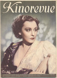 1937. Obrázkový filmový týdeník. Zarah Leanderová. Adina Mandlová.