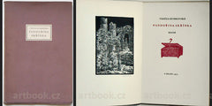 Kobliha - DUBROVSKÁ; TERÉZA: PANDOŘINA SKŘÍŇKA.  - 1927. Dřevoryty FRANTIŠEK KOBLIHA; ruční papír Van Gelder.