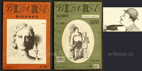 1955-1962. N° 1-10 + N° 23. Surrealismus; karikatury; černý humor.