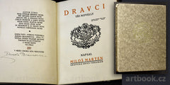 MARTEN; MILOŠ: DRAVCI. - 1913. Dřevoryty a podpis Zdenka Braunerová. grafická edice Veraikon.