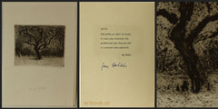 EMANUEL RANNÝ / JAN SKÁCEL. - 1983. Podpis Jan Skácel; suchá jehla Emanuel Ranný.