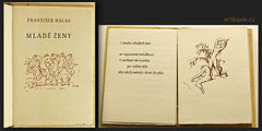 HALAS; FRANTIŠEK: MLADÉ ŽENY. - 1946. Picka. Kresby FRANTIŠEK PAVELKA.
