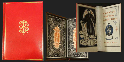 1915. Spolek českých bibliofilů. Kožená vazba; úprava; FRANTIŠEK KYSELA.  /kubismus/Jelínek/SČB/
