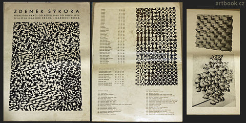 Přehlídka prací od roku 1959 do roku 1970. Kroutvor; Burda; Juliš; Milota; Nebeský; /60/