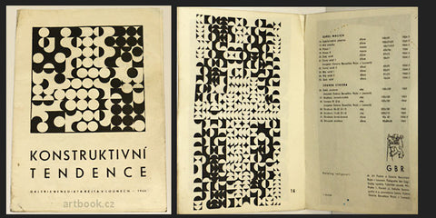 1966. Katalog. Sýkora; Kolář; Malich ...; Katalog výstavy. /60/vizuální poesie/