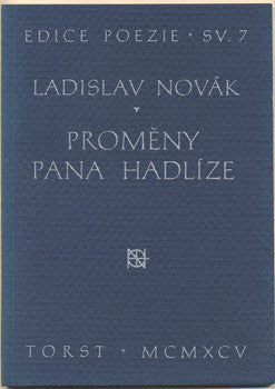 1995. Podpis autora. Edice Poezie sv.7.