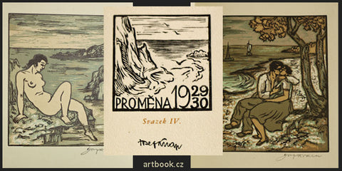 1929. Edice Proměny. Dřevoryty JOSEF HODEK.