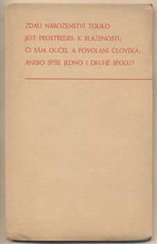 1939. Sepsal Aloys Klár. Dobré Dílo sv. 131. Stará Říše na Moravě. /sr/