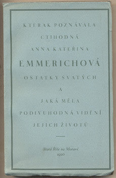 1926. Dobré Dílo sv. 88. Stará Říše na Moravě. /sr/