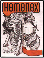 HEMENEX. - 1977. Plakát. Autor: FRANTIŠEK SKÁLA. Jazzová skupina. /bigbít; jazz; rock/