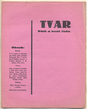 1927. Literární a umělecký měsíčník. Břeclav. Fr. Vavřík; Bedřich Fučík; Karel Nekula.