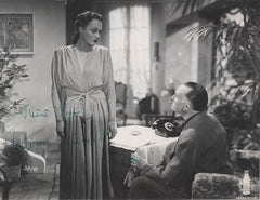 ADINA MANDLOVÁ - OLDŘICH NOVÝ. - LUCERNAFILM. Podpis Adiny Mandlové. /film/osobnosti/