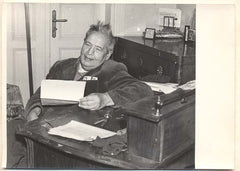 Řehořek - VÁCLAV TALICH. - 1957. Autor: JOSEF ŘEHOŘEK. Autorské razítko na rubu; datováno 14. XII. 1957. /osobnosti/