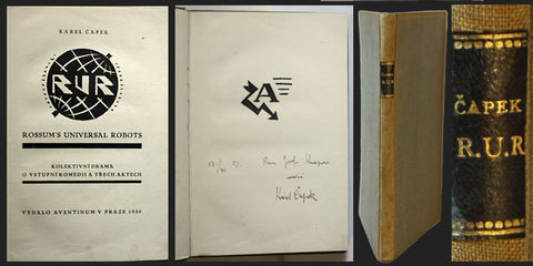 1920. 1. vyd.; deikace a podpis Karla Čapka; dat. 1920. /jc/q/ REZERVOVÁNO