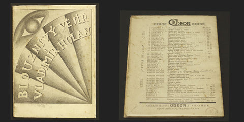 1926. 1. vyd. Obálka FRANTIŠEK ZELENKA. ODEON. Autorova knižní prvotina.