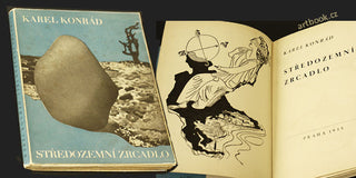 Tittelbach - KONRÁD; KAREL: STŘEDOZEMNÍ ZRCADLO. - 1935. Ilustrace V. TITTELBACH.