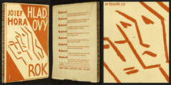 Špála - HORA; JOSEF: HLADOVÝ ROK. - 1926. Románová knihovna Proud. Obálka VÁCLAV ŠPÁLA. REZERVOVÁNO