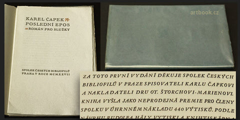 1927. 1. vyd.; upravil RUDOLF HÁLA. SČB.