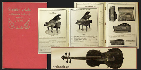 Před r. 1918. Katalog; ceník. /hudební nástroje/Petrof/