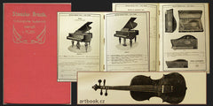 STANISLAV BRÁZDA; VELKOVÝROBA HUDEBNÍCH NÁSTROJŮ V PLZNI. - Před r. 1918. Katalog; ceník. /hudební nástroje/Petrof/