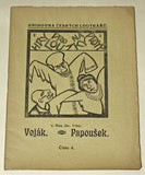 ŘÍHA; V. (Dr. TILLE): VOJÁK - PAPOUŠEK. - (1920). Knihovna českých loutkářů. /loutkové divadlo/