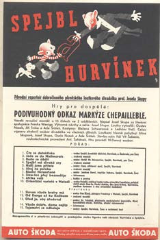 Divadelní program. Josef Skupa. /loutkové divadlo/