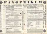 VOSKOVEC & WERICH: PANOPTIKUM. - 1935. Divadelní program. /w/