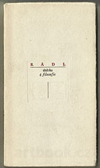 RÁDL; EMANUEL: ÚTĚCHA Z FILOSOFIE. - 1969. Edice Váhy sv. 1.  /filozofie/