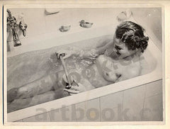 Akt - ADINA MANDLOVÁ - 2. pol. 30. let. Orig. fotografie Unikátní momentka z intimního soukromí filmové hvězdy. /osobnosti/