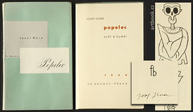 HORA; JOSEF: POPELEC. - 1934. Svět a kumšt . Kresby FR. BIDLO; úprava RUDOLF HÁLA;  kartonáž podle návrhu FRANT. MUZIKY.