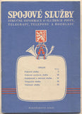 SPOJOVÉ SLUŽBY. - (1953). /pošta/poštovní služby/