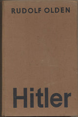 OLDEN; RUDOLF: HITLER. - 1936. /historie/
