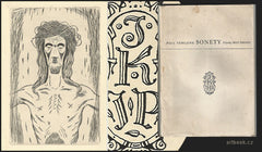 VERLAINE; PAUL: SONETY. - 1946. Picka. Rytina ve front. JAN KONŮPEK (245x155).