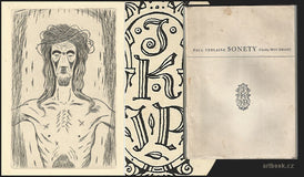 VERLAINE; PAUL: SONETY. - 1946. Picka. Rytina ve front. JAN KONŮPEK (245x155).