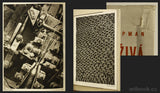 HIPMAN; VLADIMÍR: PRÁCE JE ŽIVÁ.  - 1945. Industriální fotografie; železárny; hutě; stavby; doly atd. Hlubotisk.